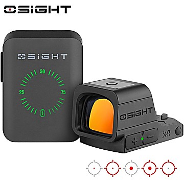 Lunette de Tir Red Dot Sight Reflex Osight XR (2/6 MOA Dot & 32 MOA Circle) RMR