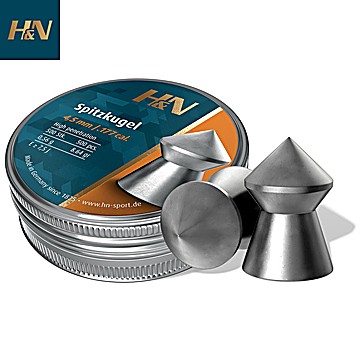 Chumbo H&N Sport Spitzkugel 4.50mm (.177) 8.64gr 500pc