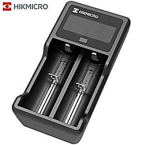 Hikmicro 2-Battery Universal Charger LCD USB-C