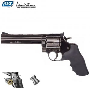 Revolver ASG Dan Wesson 715 6" Pellet Airgun Steel Grey 