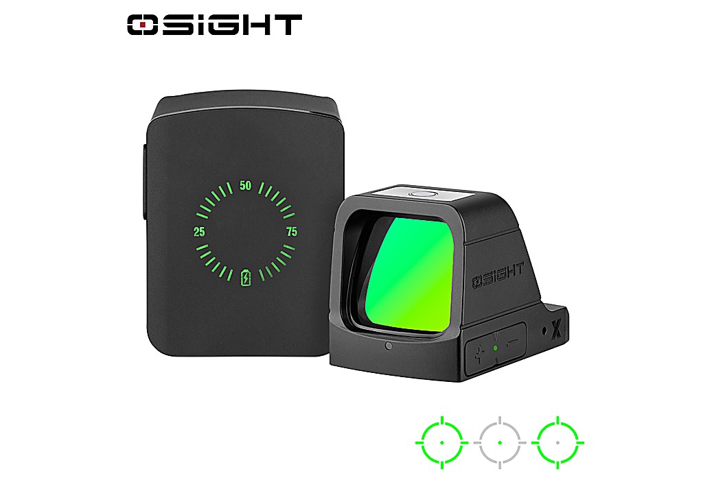 Lunette de Tir Red Dot Sight Reflex Osight X GN (3 MOA Dot & 32 MOA Circle) RMR