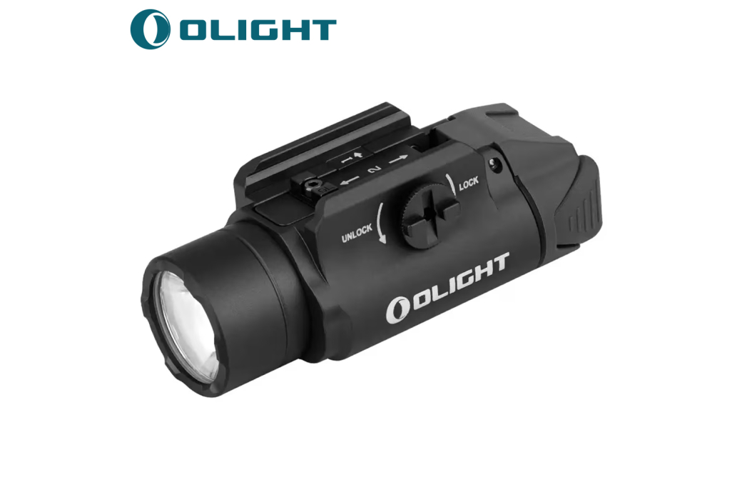 Linterna Olight PL-3R Valkyrie Picatinny LED 1500 Lúmenes Negro Luz de Arma