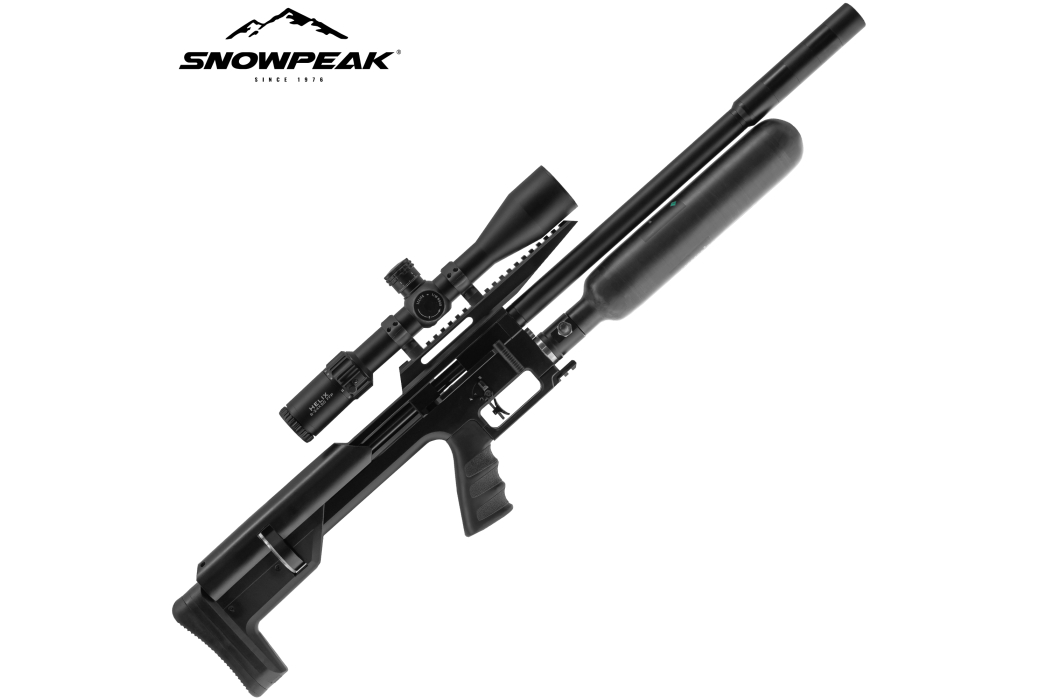 Carabina PCP Snowpeak | Artemis M60-B Garrafa em Fibra de Carbono