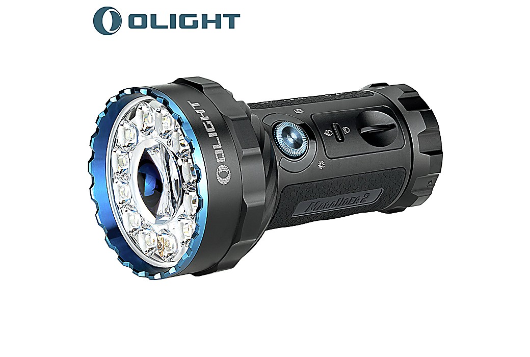 Lanterna Olight Marauder 2 LED 14000 Lúmens Alta Potência Preto