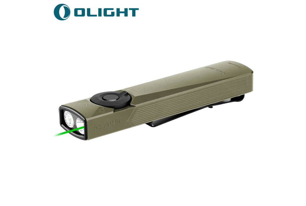 Linterna Olight Arkfeld Ultra CW UV LED 1400 Lúmenes Verde Oliva