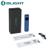 Lampe Olight Arkfeld Ultra CW UV Torche LED 1400 Lumens Bleu Marine