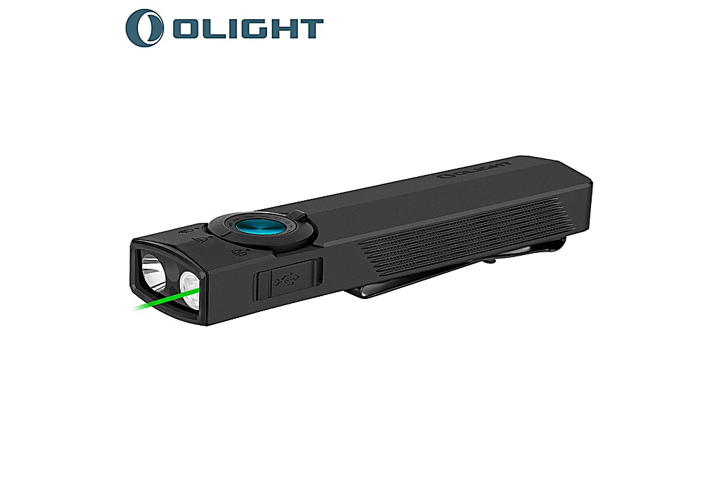 Lanterna Articulada Olight ArkPro LED 1500 Lúmens UV Preto Mate