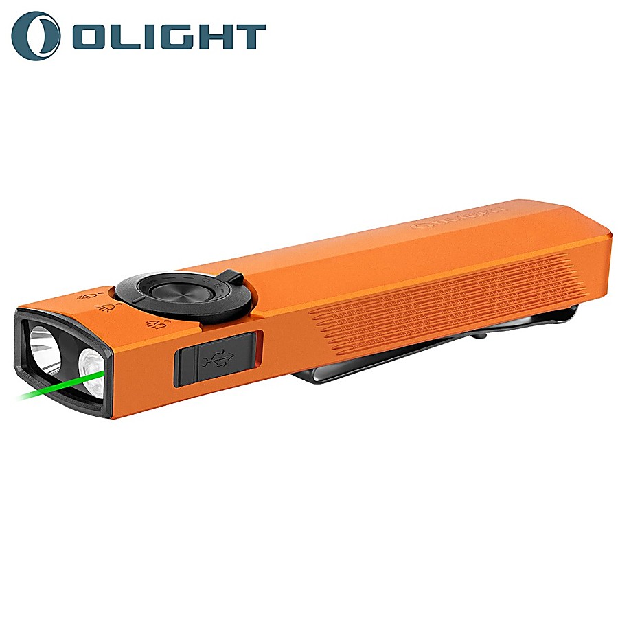 Buy online Olight ArkPro Flashlight LED 1500 Lumens Green Laser UV