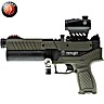 PCP Air Pistol Hatsan Velox Semi-Auto OD Green