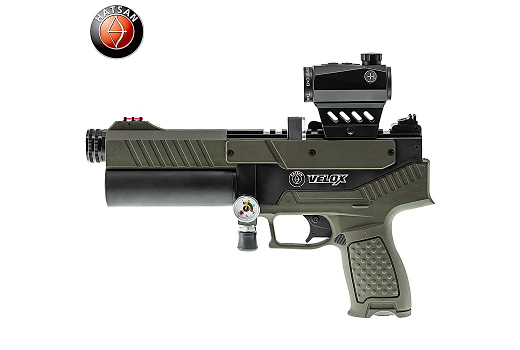 Pistola PCP Hatsan Velox Semi-Automático Verde OD