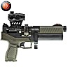 Pistola PCP Hatsan Velox Semi-Automático Verde OD
