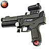 PCP Air Pistol Hatsan Velox Semi-Auto OD Green