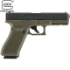 Pistolet BB CO2 Glock 17 Gen5 Blowback Battle Green