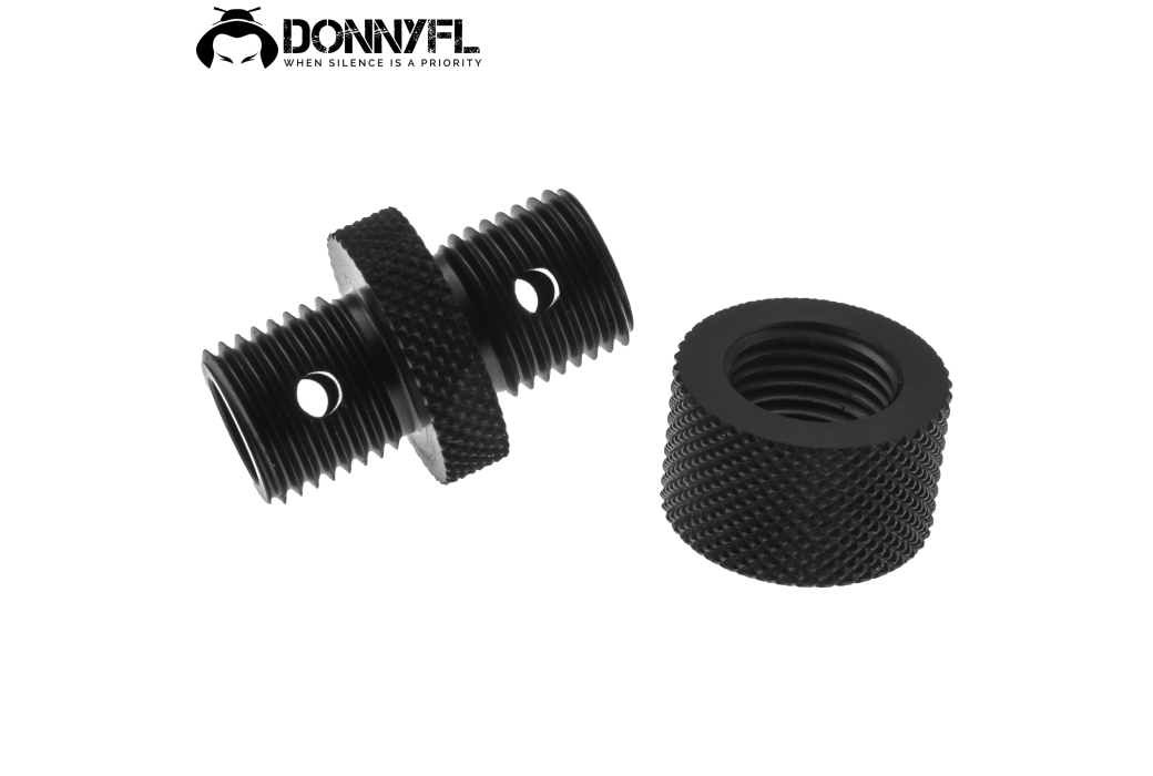 Adaptador Doble Macho con Protección DonnyFL 1/2x20 UNF Air Arms S510 A21
