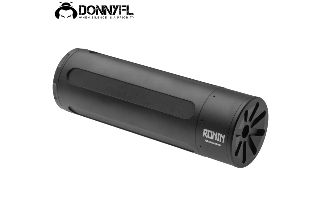 Modérateur de Son DonnyFL Ronin 6.35mm (.25) 7.62mm (.30) 160x51mm 1/2 UNF