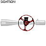 Molette Latérale de Réglage de la Parallaxe Garima Revolution 3D 145 pour Sightron S6 10-60x56 Rouge