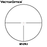 Scope Vector Optics Continental x6 2-12x44 34mm IR ZS FFP VET-CTR 2