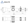 Visor Delta Optical Stryker HD 3.5-21X44 FFP IR (DLR-3 MRAD)