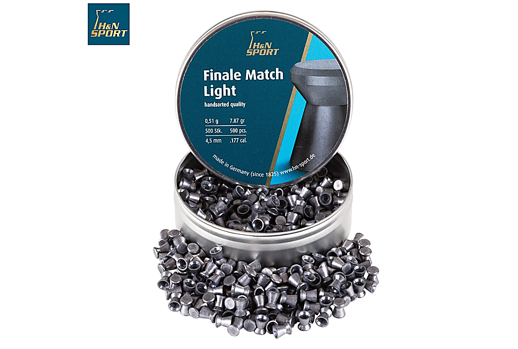 Air gun pellets H & N FINALE MATCH LIGHT 4.49mm (.177) 500PCS