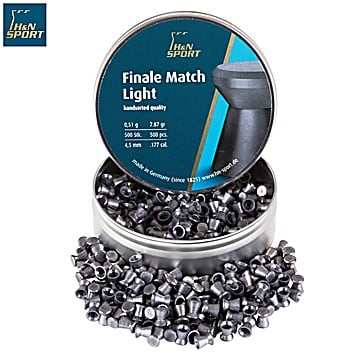 Air gun pellets H & N FINALE MATCH LIGHT 4.49mm (.177) 500PCS