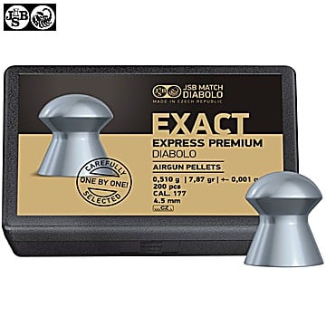 Munitions JSB Exact Express Premium Diabolo 200pcs 4.52mm (.177)