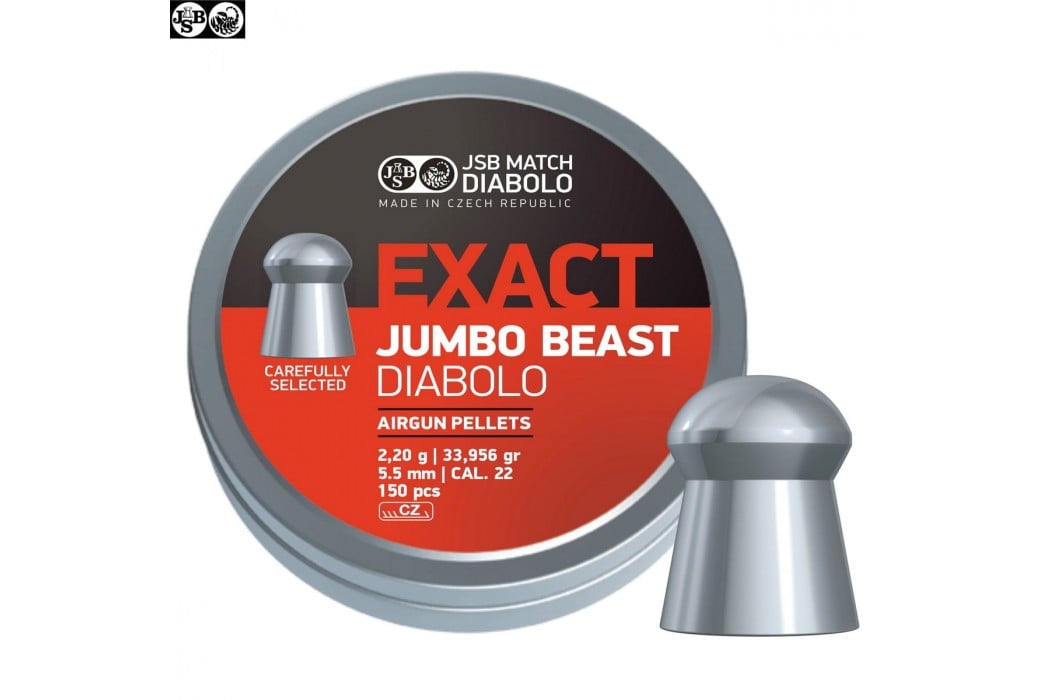 CHUMBO JSB EXACT BEAST ORIGINAL 150pcs 5.52mm (.22)