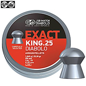 Air gun pellets JSB EXACT KING ORIGINAL 300pcs 6.35mm (.25)