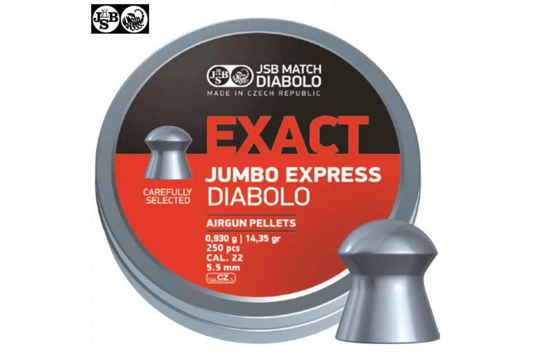 CHUMBO JSB EXACT EXPRESS ORIGINAL 250pcs 5.52mm (.22)