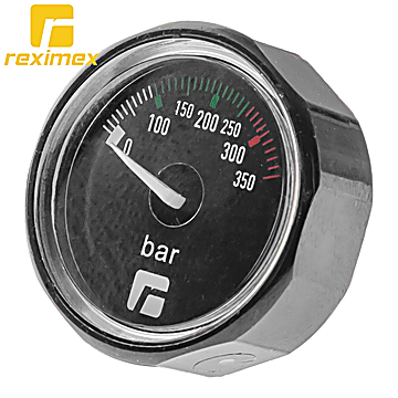 Manómetro de Presión Reximex 25mm 0-350 BAR 1/8 BSP