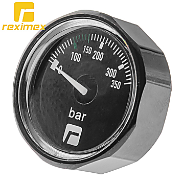 Manomètre de Pression du Régulateur Reximex 25mm 0-350 BAR 1/8 BSP
