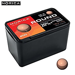 BALINES NORICA ROUND 5.50mm (.22) 200PCS