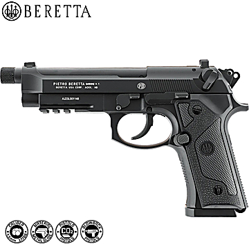 Pistolet CO2 Beretta M9A3 BB Blowback Black