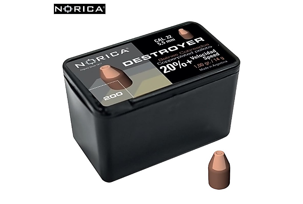 Air gun pellets NORICA DESTROYER 5.50mm (.22) 150PCS