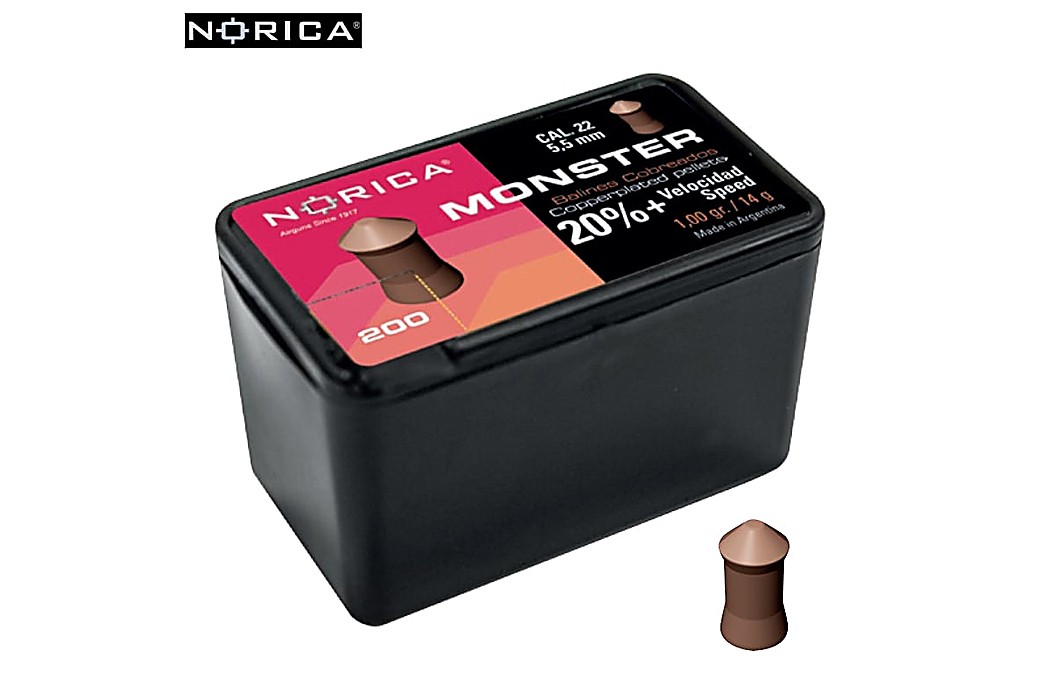 Air gun pellets NORICA MONSTER 5.50mm (.22) 150PCS