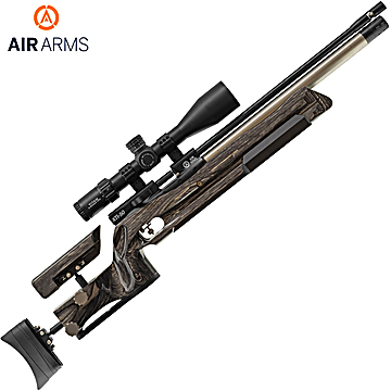 Air Rifle Air Arms XTi-50 Benchrest RH Black Laminate