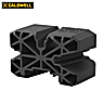 Caldwell Rock BR 2 Front Shooting Rest + Rear Bag Combo
