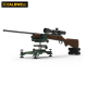 Caldwell Rock 2 BR Front Shooting Rest + Rear Bag Combo