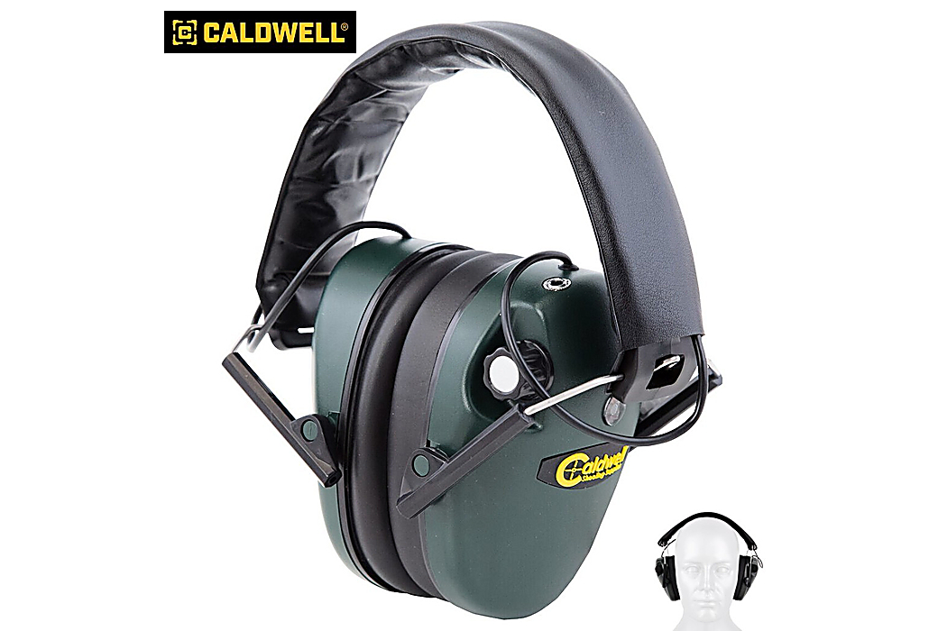Protector Auditivo Electrónico Caldwell E-max con Auriculares