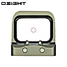 Lunette de Tir Red Dot Sight Reflex Osight S (2 MOA Dot & 32 MOA Circle) RMSc Vert OD
