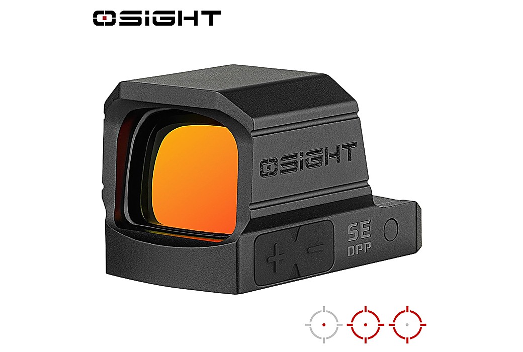 Visor Red Dot Sight Reflex Osight SE (2 MOA Dot & 32 MOA Circle) DPP
