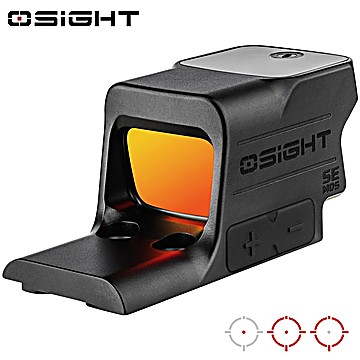 Lunette de Tir Red Dot Sight Reflex Osight SE (2 MOA Dot & 32 MOA Circle) Glock MOS