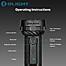 Linterna Olight Marauder 3 LED 25000 Lúmenes Alta Potência Naranja
