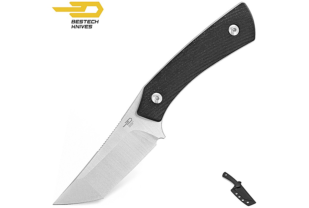 Bestech Knife Step Black G10 D2