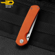 Bestech Sledgehammer Pocket Knife Orange G10 D2