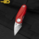 Bestech Couteau de Poche Tulip Rouge G10 14C28N
