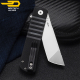 Bestech Pocket Knife Titan Black G10 D2