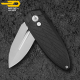 Bestech Faca de Bolso Ququ Aluminio Preto 14C28N