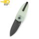 Bestech Couteau de Poche Ququ Vert Jade G10 14C28N