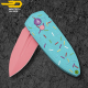 Bestech Navaja Ququ Azul Sprinkle G10 14C28N