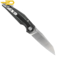 Bestech Couteau de Poche Snakebird Vert Micarta 14C28N